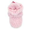 Zutano Pink Furry Gripper Baby Booties with Snaps