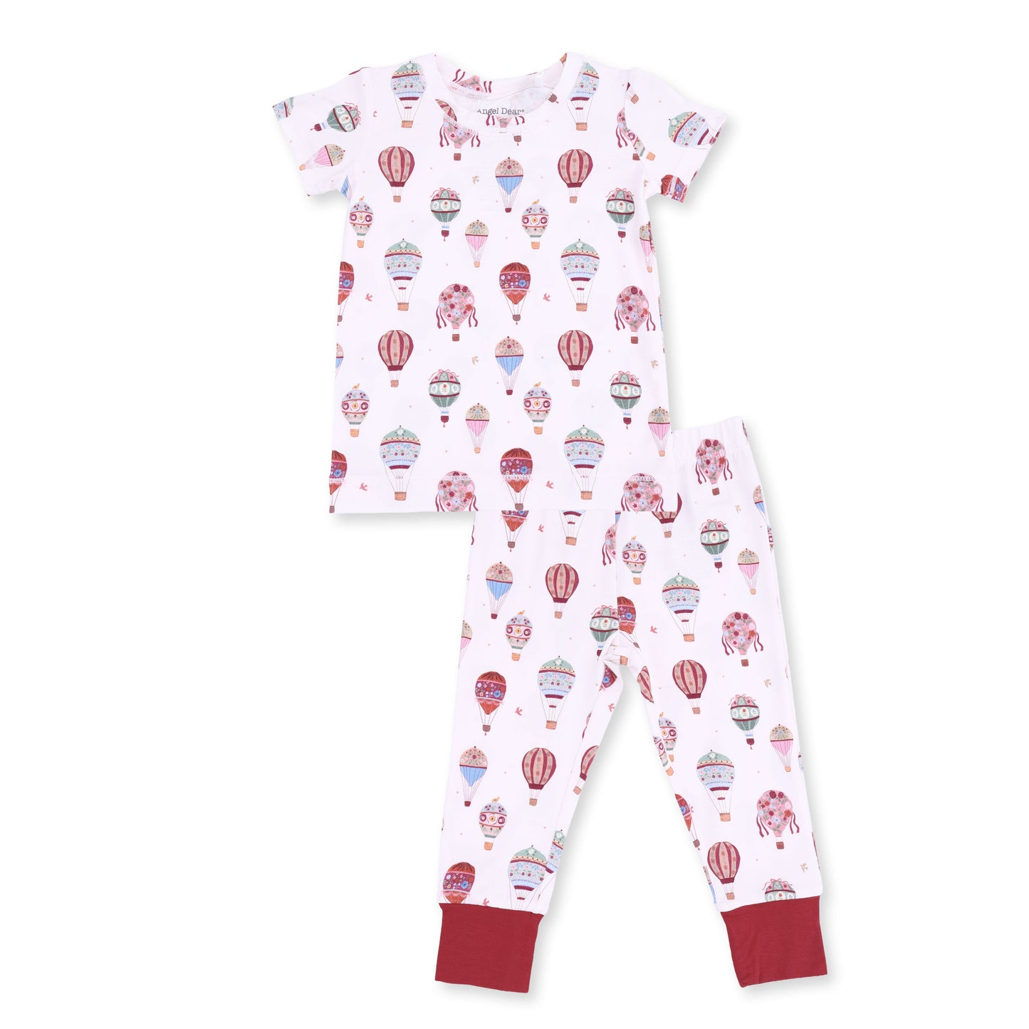 Pink Hot Air Balloons Loungewear Set by Angel Dear, view 1