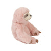 Soft pink mini sloth plush with weighted design