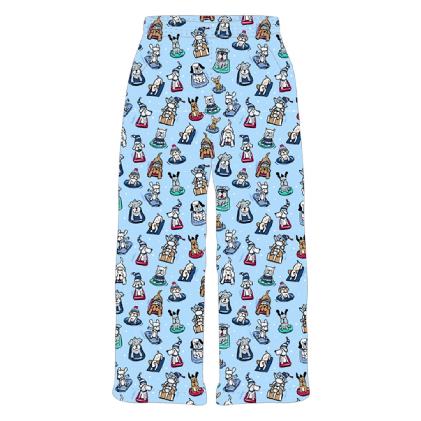 Soft plush pants with pockets and cozy waistband