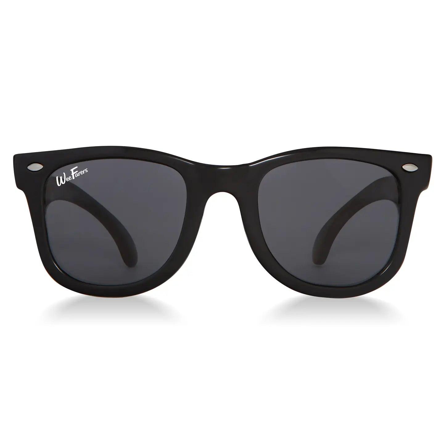 Black sunglasses with dark lenses 