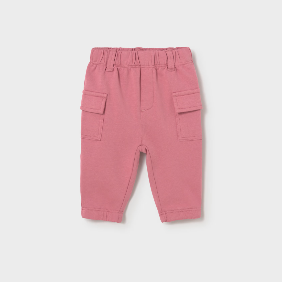 Pink cargo sweatpants