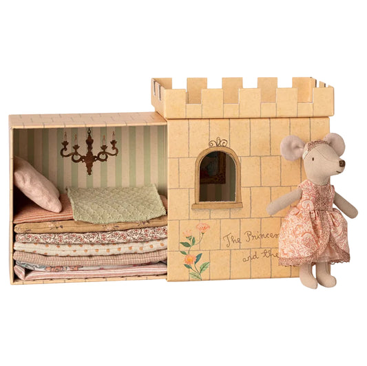 Princess mouse with castle and mattresses