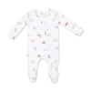 Puppy Snuggle Club Zip Footie by Angel Dear, view 1