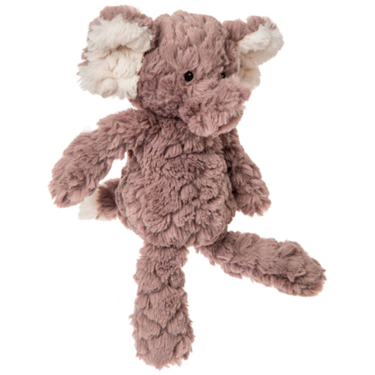Soft neutral plush with luxurious textured fabric
