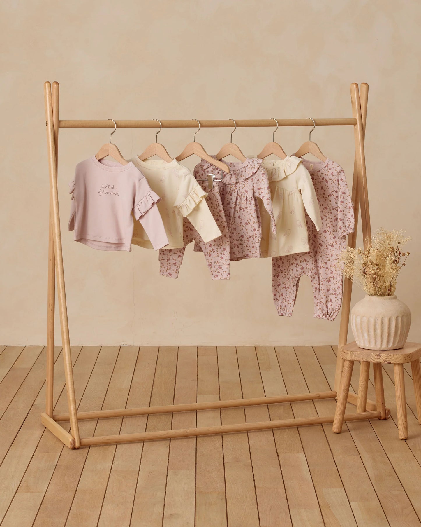 Wild Flower Lilac Ruffle Top