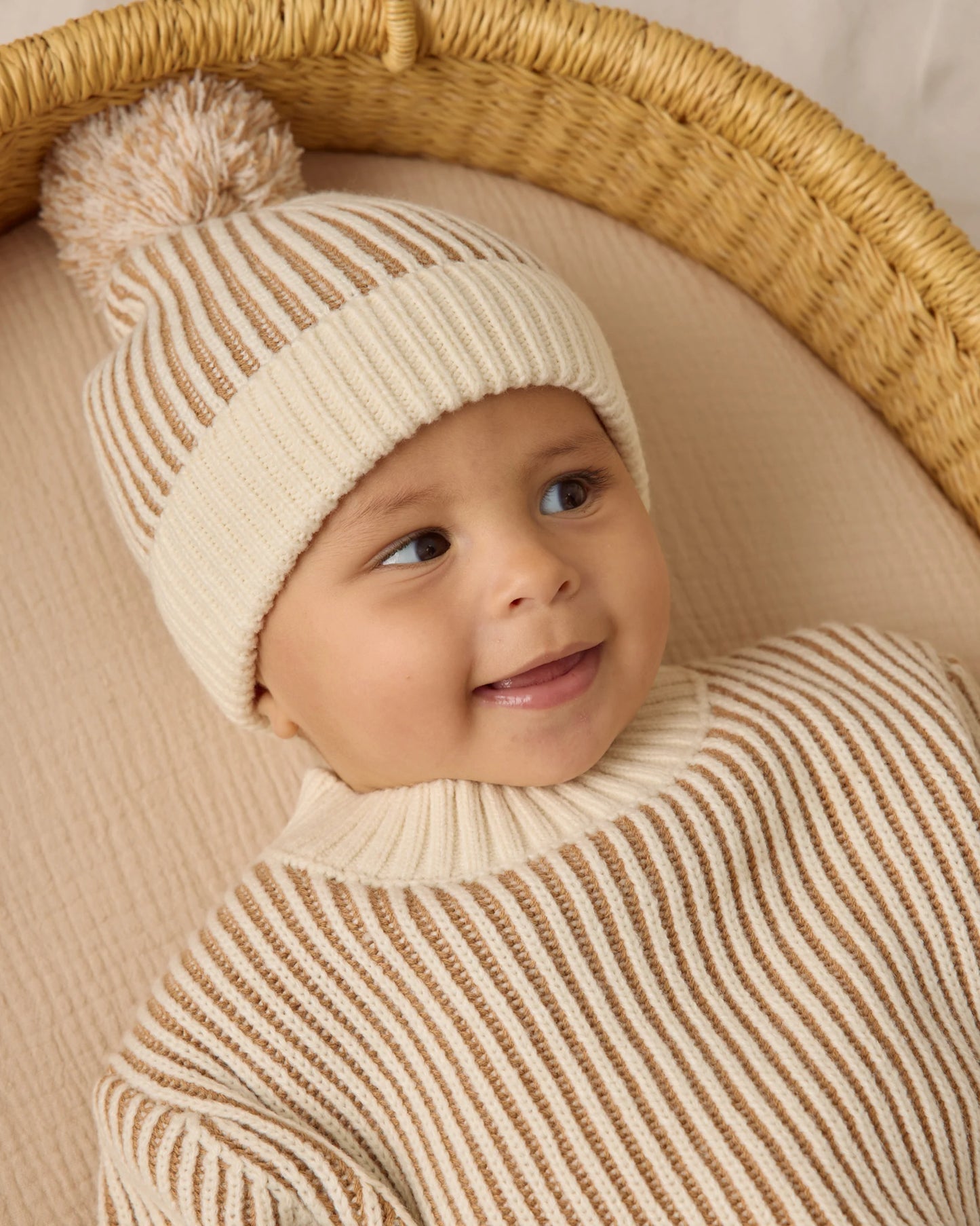 Gold Stripe Beanie