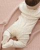 Ivory Blush Ditsy Footie