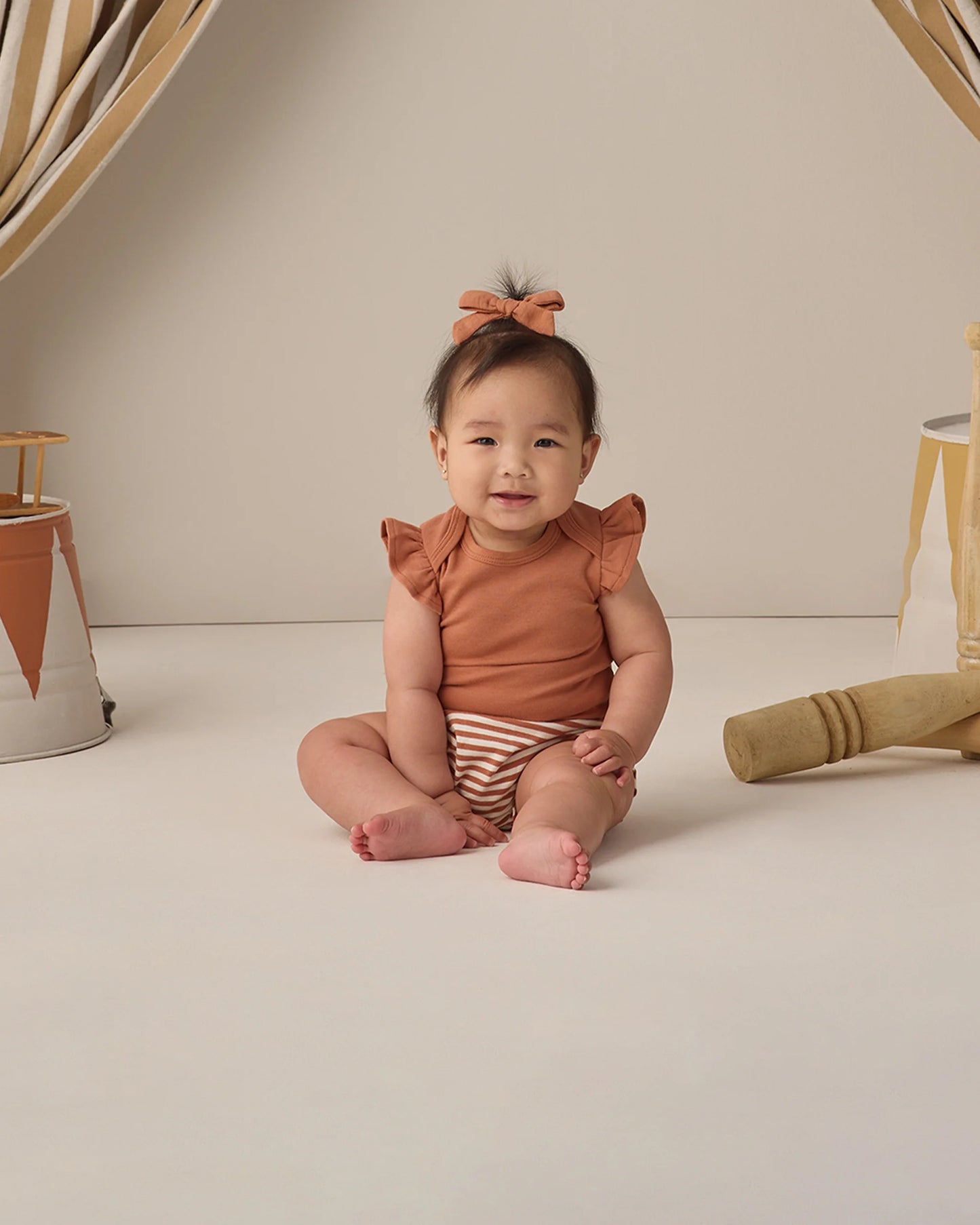 Poppy Flutter Sleeve Onesie