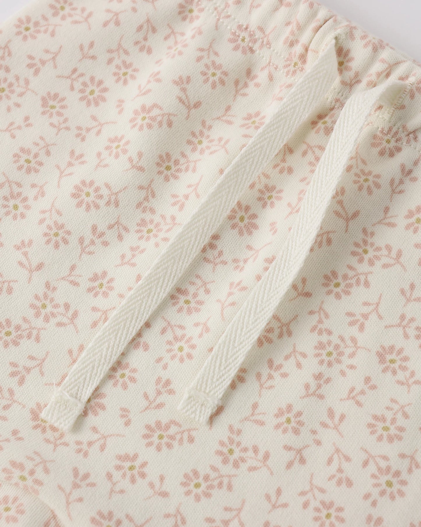 Ivory Ditsy Wrap Top Set