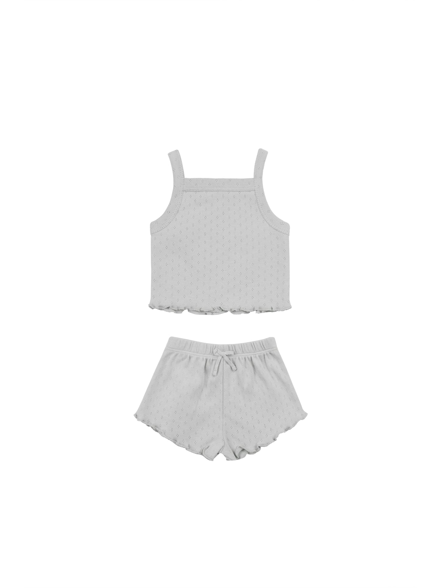 Cloud Pointelle Tank Set