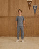 Heathered Navy Cove Tee