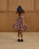Burgundy Plaid India Dress
