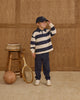 Navy Stripe Rugby Top