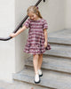 Burgundy Plaid India Dress