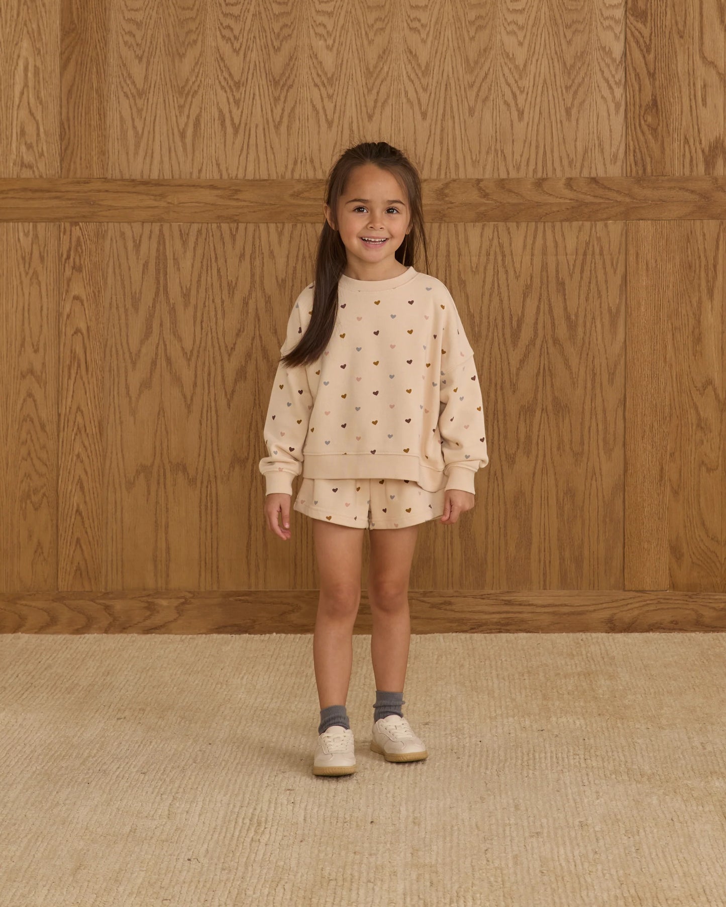 Boxy Hearts Pullover