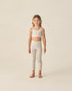 Ivory Flower Field Athletic Leggings