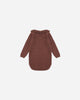 Burgundy Ruffle Collar Bodysuit