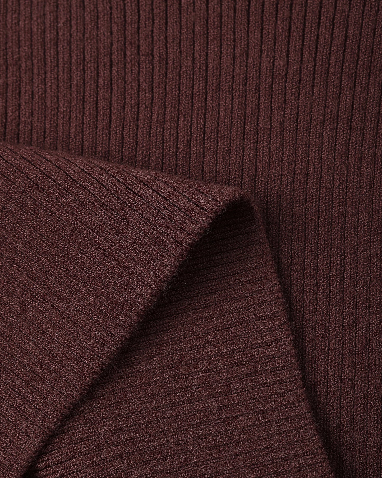 Burgundy Scallop Tee