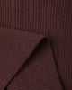 Burgundy Scallop Tee