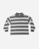 Sage Stripe Rugby Polo