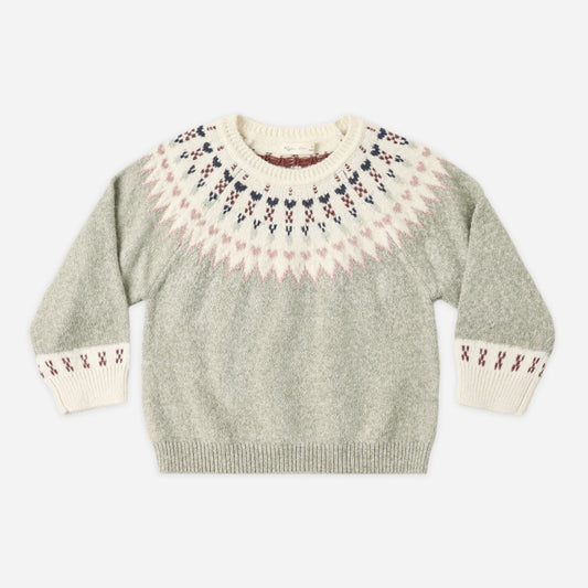 Sage Fair Isle Sweater