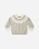 Sage Fair Isle Sweater