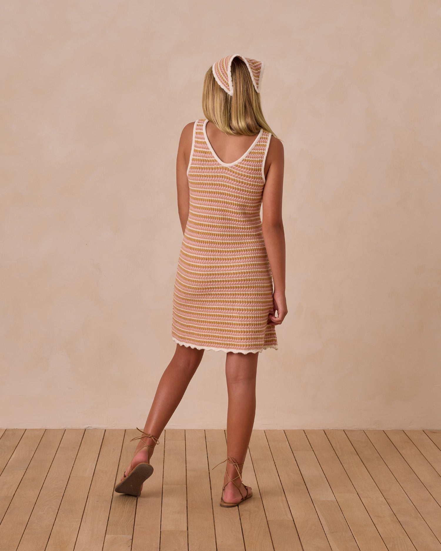 Pink Stripe Crochet Tank Dress – Pitter Patter Pink Stripe Crochet Tank Dress – Pitter Patter