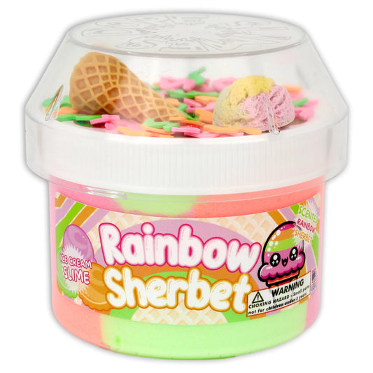 Rainbow Sherbet Slime