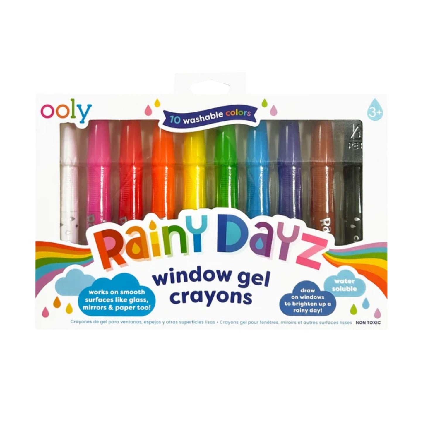 Vibrant gel crayons for creative glass art