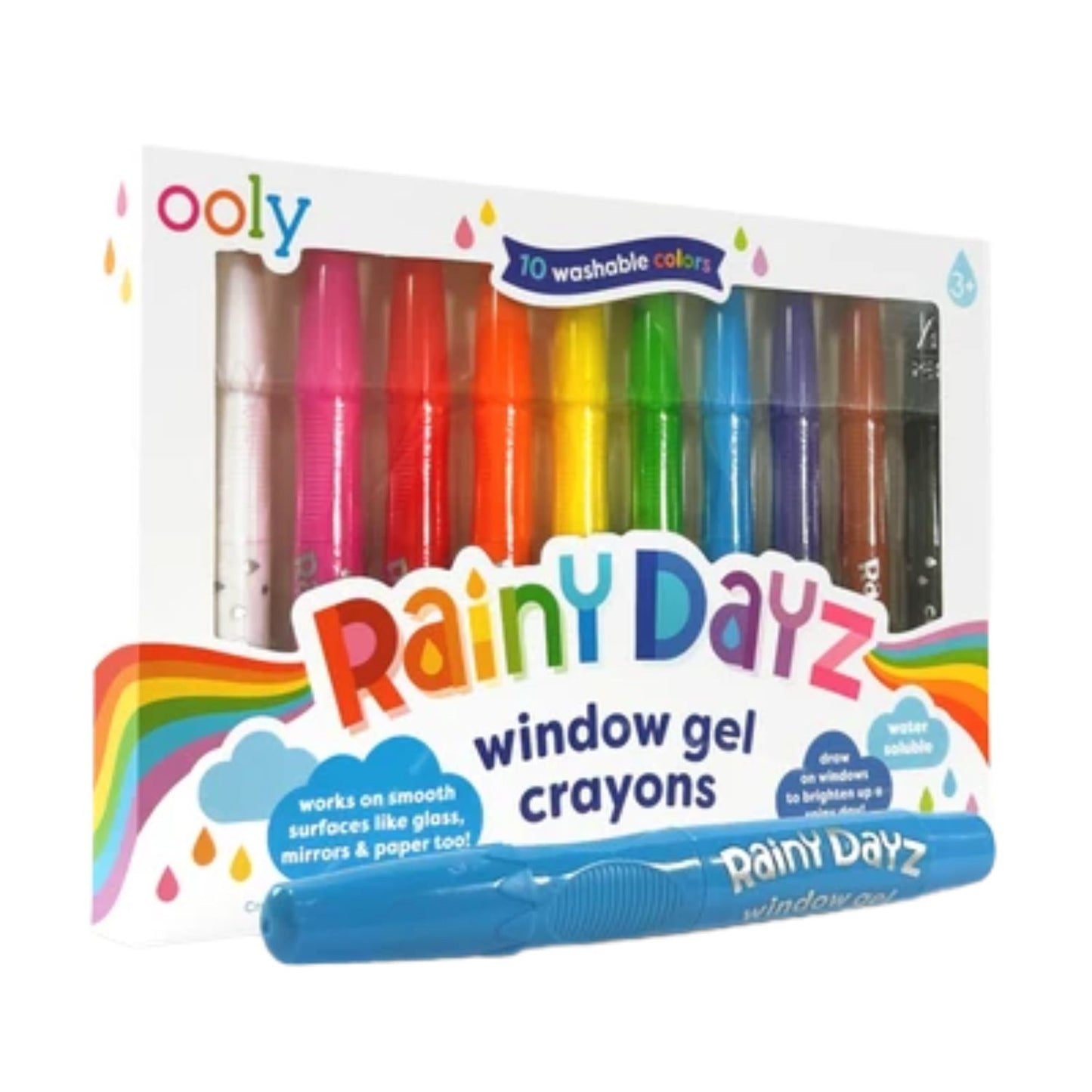Vibrant gel crayons for creative glass art