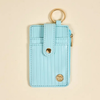 Compact Blue Keychain Wallet For Everyday Essentials