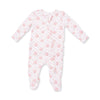 Rose Lattice Ruffle Zip Footie by Angel Dear, view 1