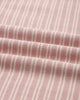 Rose Microstripe Gown + Hat fabric close-up