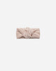 Rose Microstripe Headband flat lay - Quincy Mae organic cotton knotted headband