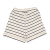 Blue Striped Drawstring Shorts