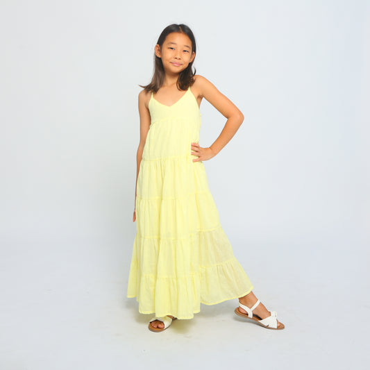 Yellow Stripe Athena Dress