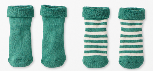 Soft Sage Socks 2-pack