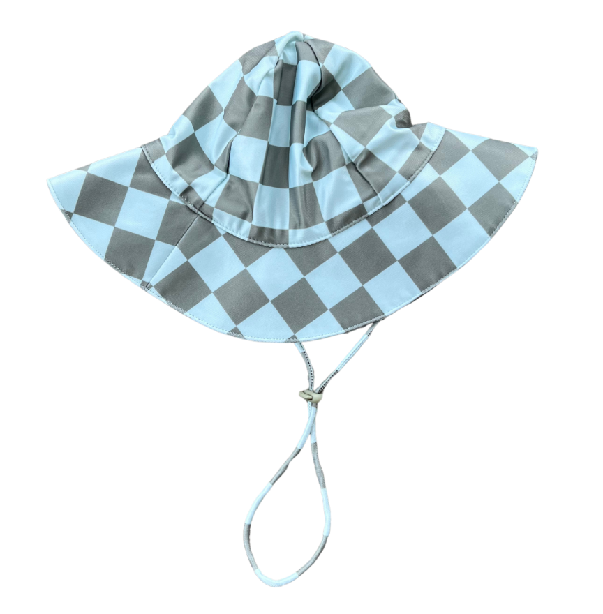 Seagrass Checkered Sun Hat