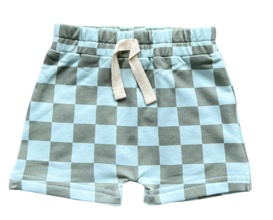 Seagrass Checkered Shorts