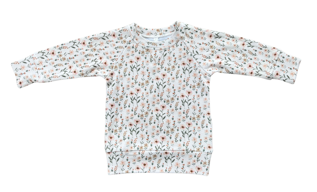 Daisy Field Raglan Sweatshirt