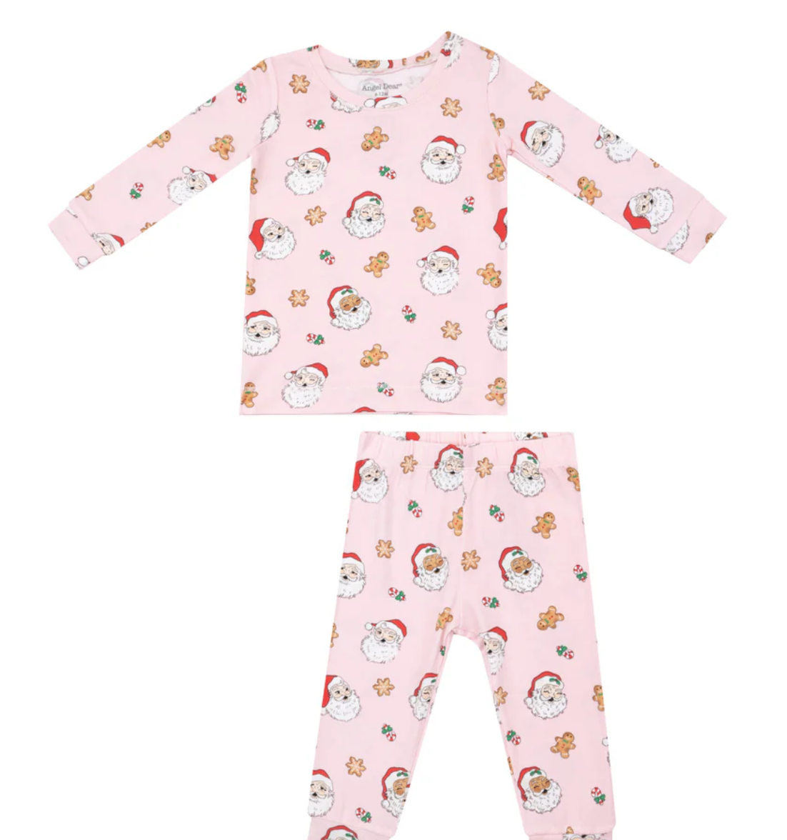 Pink Vintage Santa PJ Set