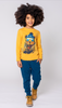 Yellow Ski Bear Top