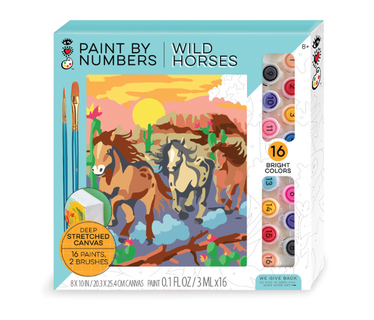 Paint By Numbers: Wild Horses