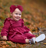 Red Autumn Romper