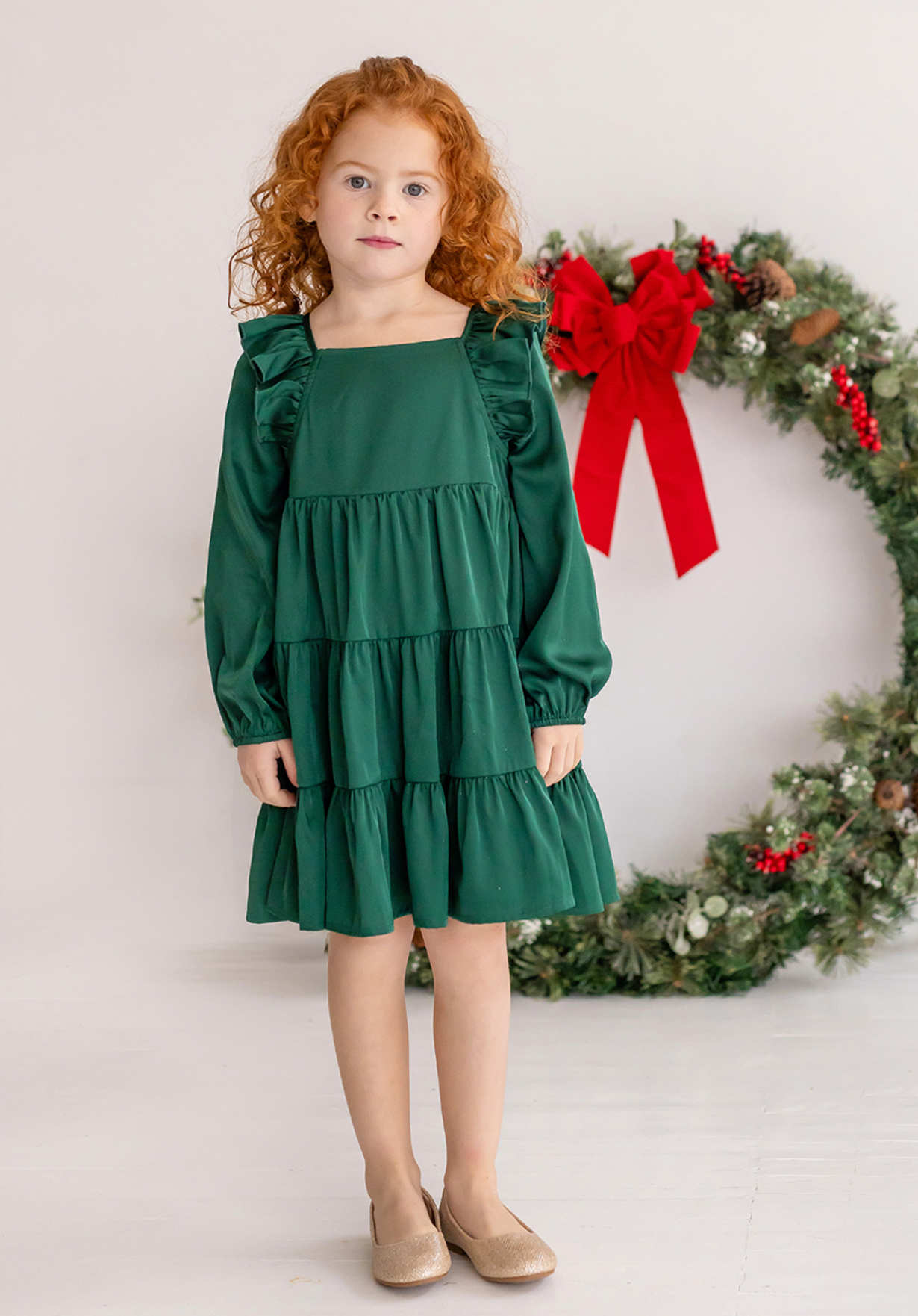 Green Mistletoe Dress