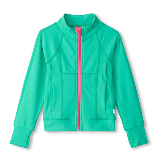 Aqua Green Active Jacket