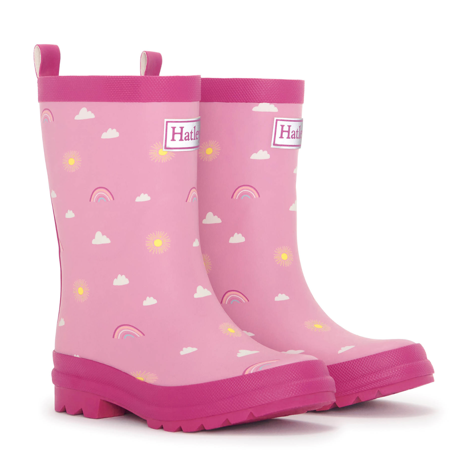 Hatley Matte Rain Boots - Rainbow Fuschia Hatley Matte Rain Boots - Rainbow Fuschia