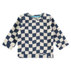 Blue Checkerboard Sweatshirt