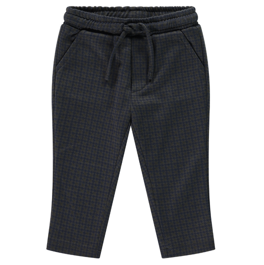 Indigo Houndstooth Pants